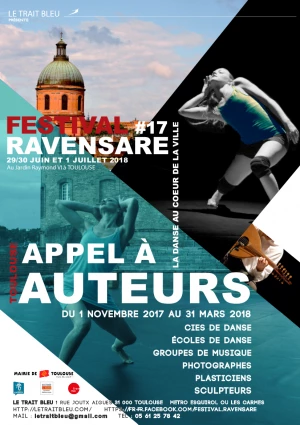 Affiche Appel à auteurs Festival Ravensare : « une passion partagée »