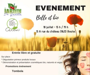 Affiche Belle et Bio - Bouloc - 18 juillet 2018