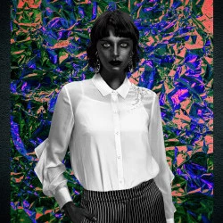 Fashion (La mode) - Projet "Social Skin (Peau Sociale)", 2024, Art numérique, Technique mixte digitale - Oktay Kočan 