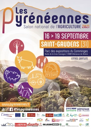 Affiche Les Pyrénéennes 2021 - Salon International de l'agriculture 