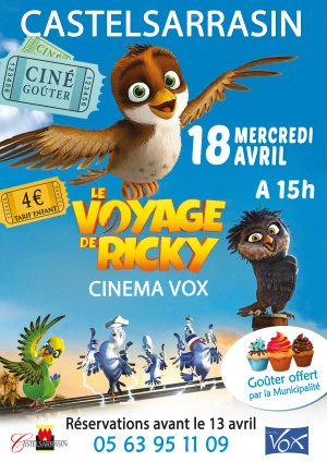 Affiche Ciné Goûter "Le Voyage de Ricky"
