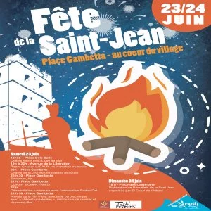 Affiche Les feux de la Saint-Jean