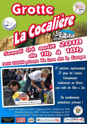 Affiche We love Art in Europe 2018