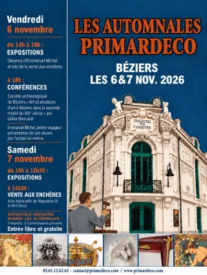 Affiche « Les Automnales 2026 » : A Béziers, les enchères montent sur scène
