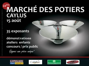 Affiche Marché des Potiers de Caylus