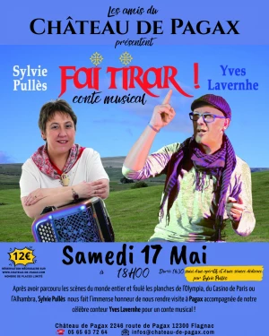 Affiche Conte Musical avec Sylvie Pullès et Yves Lavernhe - Faï Tïrar ! (Va de l'avant !)