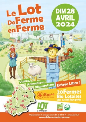 Affiche Le Lot De Ferme en Ferme
