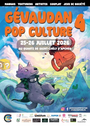 Affiche Gévaudan Pop Culture 2026