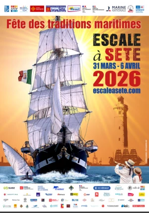 Affiche Escale à Sète avec l'Occitanie : exposition photographique sur la charpenterie de marine