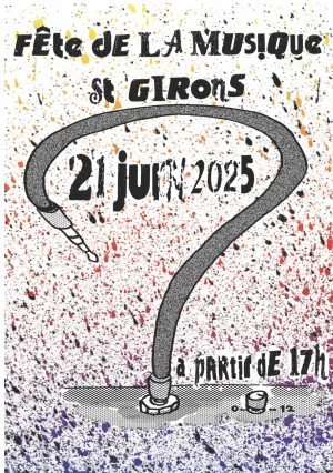 Affiche Fête de la Musique de Saint Girons