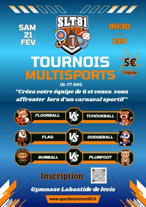 Affiche Tournois Multisports