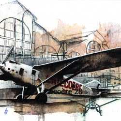 Aéropostale. Avion Latécoère 28 - carnet de voyage