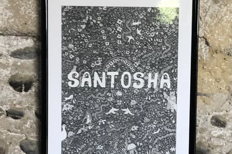 Santosha - Encre sur papier - Aurélie Salin 