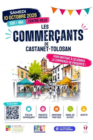 Affiche La Journée Nationale des Commerces de Proximité à Castanet tolosan