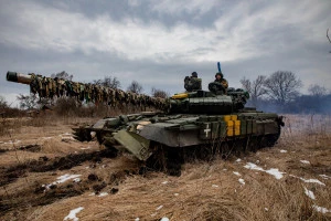 Affiche EXPOSITION PHOTOS LA GUERRE EN UKRAINE : SA MAJESTÉ DU CARNAGE