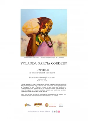 Affiche Exposition L'Afrique et le pouvoir créatif des mains