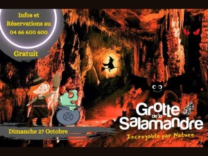 Affiche Halloween à la Grotte de la Salamandre