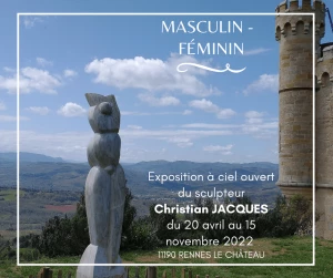 Affiche Exposition de sculptures