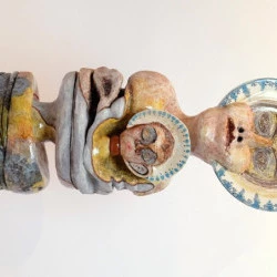 L'assiette famille - céramique émaillée