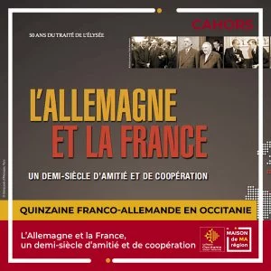 Affiche Exposition "Quinzaine franco-allemande en Occitanie"