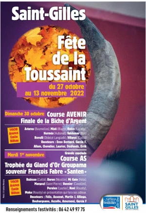 Affiche Fête de la Toussaint 2022 à Saint-Gilles