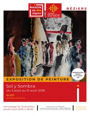 Affiche Exposition "Sol y Sombra" par ELIOT