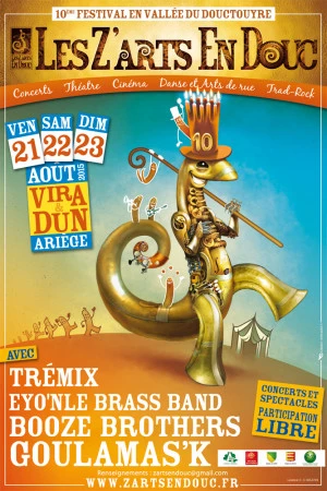 Affiche Festival Les Z'Arts en Douc