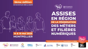 Affiche Assises en Région de la Féminisation des Métiers et Filières Numérique
