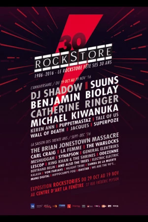 Affiche Le Rockstore fête ses 30 ans