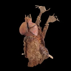 Fantôme japonais I - assemblage de récupérations naturelles - v.cros 