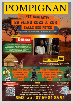 Affiche Concert repas