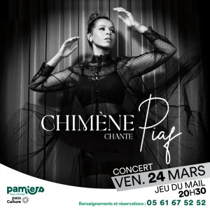 Affiche Chimène Badi chante Piaf