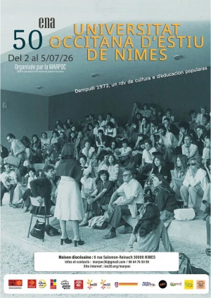 Affiche Universitat Occitana d'Estiu de Nimes