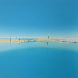 Rivage N°54 GF - Acrylique sur toiles 80/80 cm