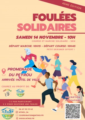 Affiche Foulées Solidaires