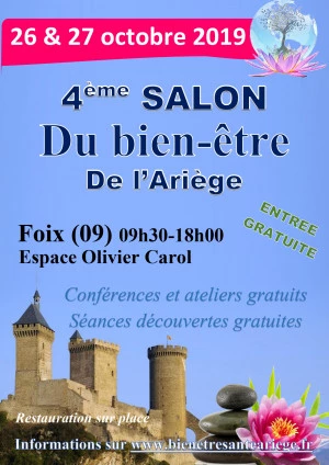 Affiche 4 ème Salon du bien-être de l'Ariège