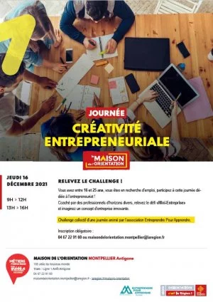 Affiche Challenge "Créativité entrepreneuriale"