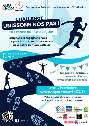 Affiche Unissons nos pas
