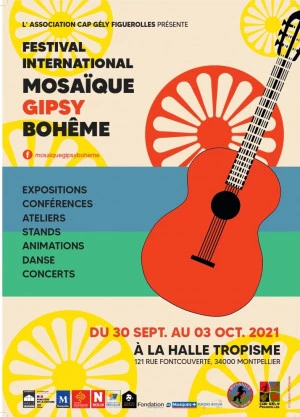 Affiche Festival Mosaïque Gipsy Bohème 