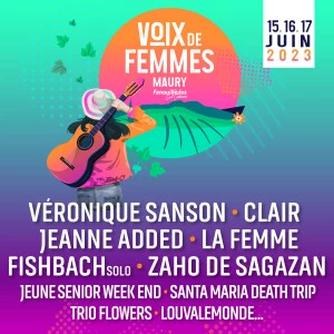 Affiche Festival VOIX DE FEMMES Maury