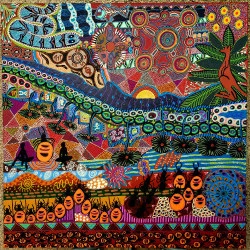 IKUNTJI - toile 3D, acrylique, 80x80 cm - TERRES ET ARTS D ICI ET D AILLEURS 