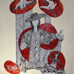 L'emprise - dessin plume et encre de chine