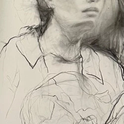 Le chant d'Emily - fusain