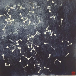 Herbier imaginaire, Les messagères - monotype, encre sur papier