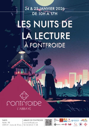 Affiche Nuits de la Lecture à Fontfroide