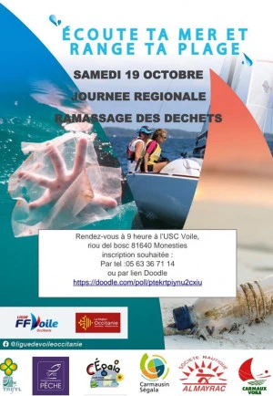 Affiche journee Regionale de ramassage des dechets