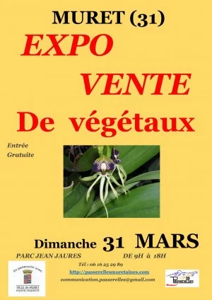 Affiche Expo-vente de végétaux 