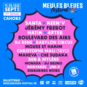 Affiche Meules Bleues Festival 2025
