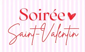 Affiche Dîner dansant Saint Valentin 