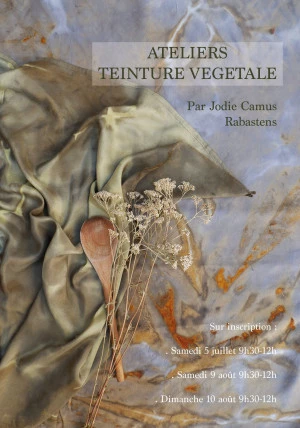 Affiche Atelier de teinture végétale